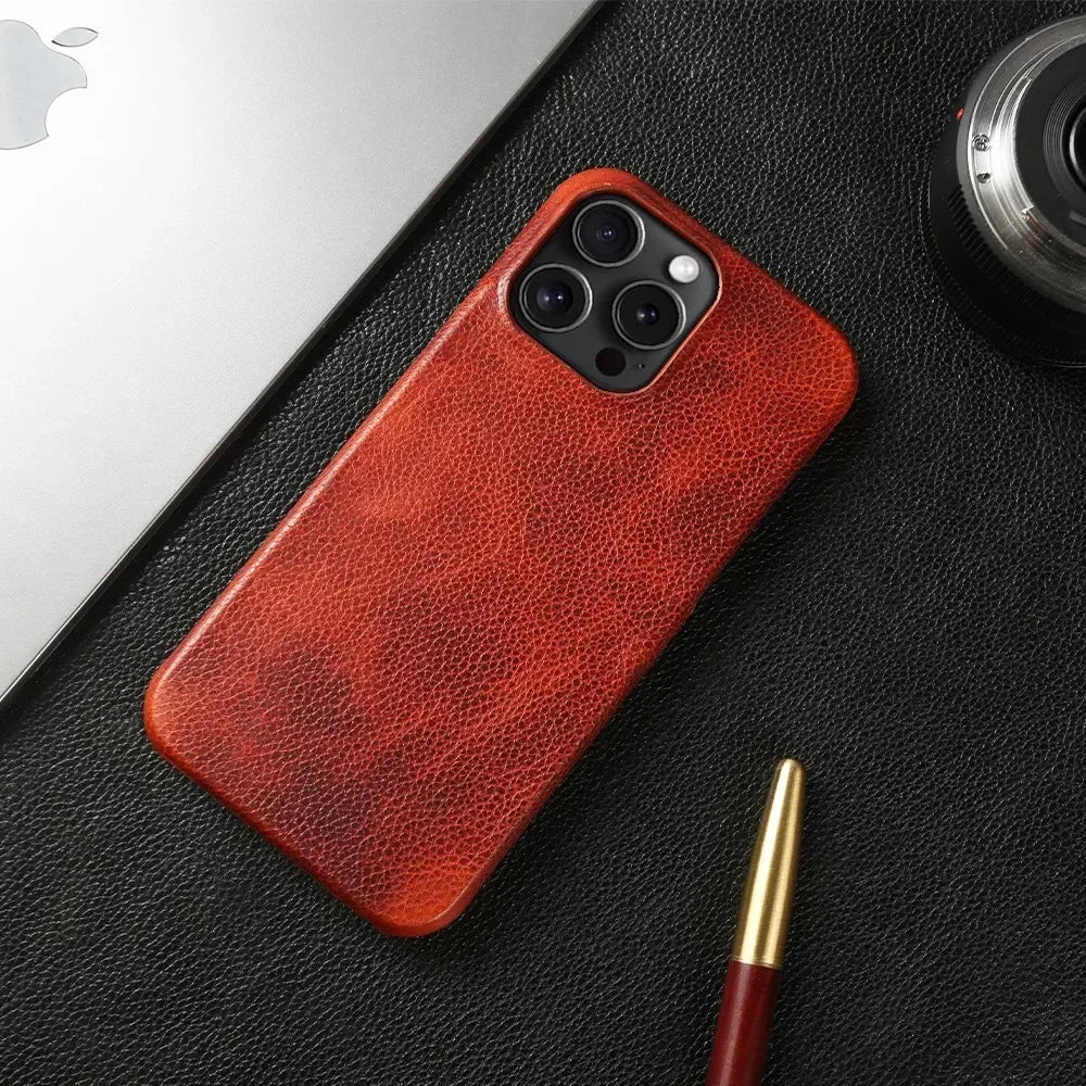 Montier Leather iPhone Case