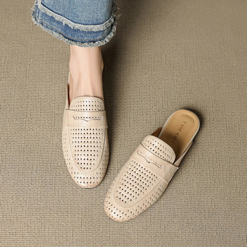 Lipari Leather Mules