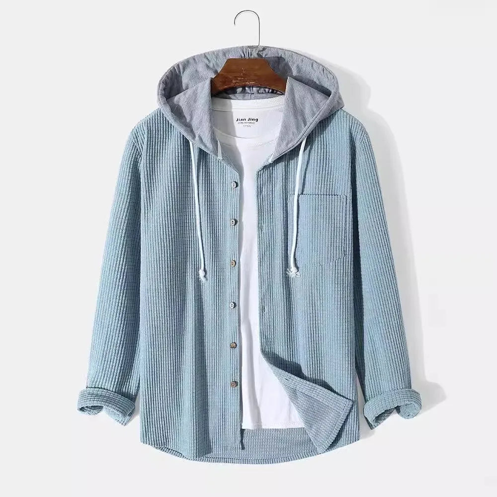 Hayes Corduroy Hooded Shirt