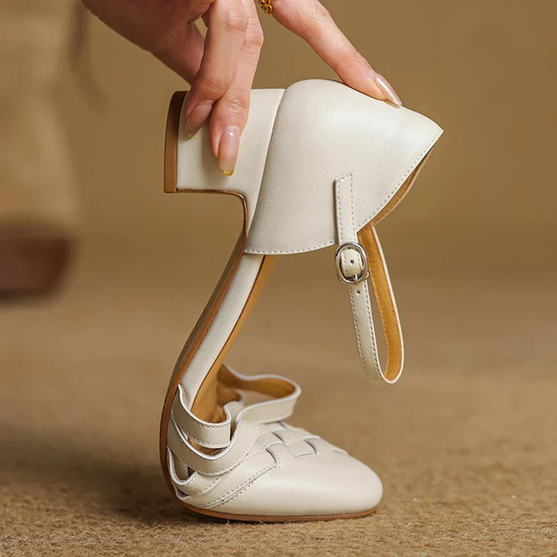 Ansel Genuine Leather Heels