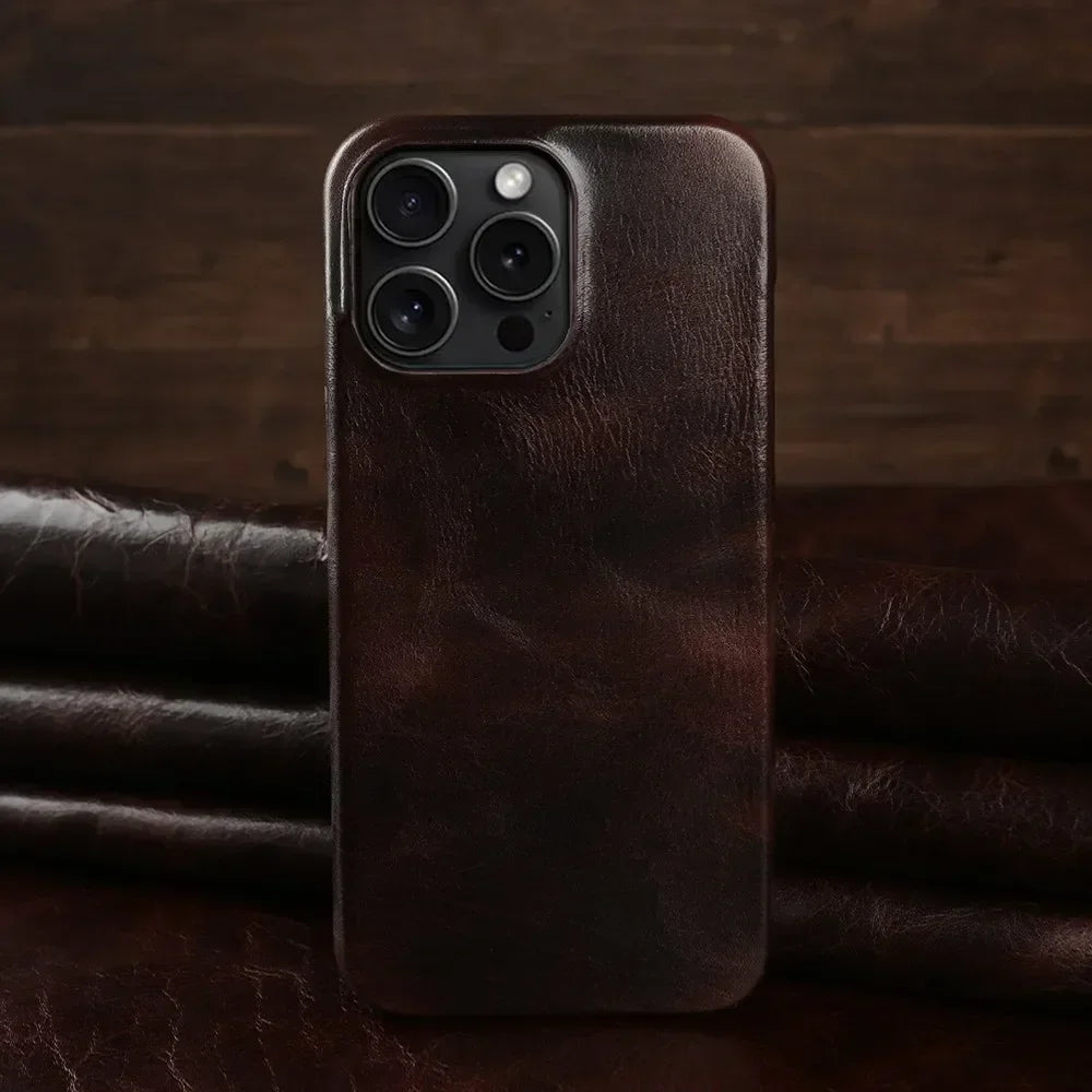 Montier Leather iPhone Case