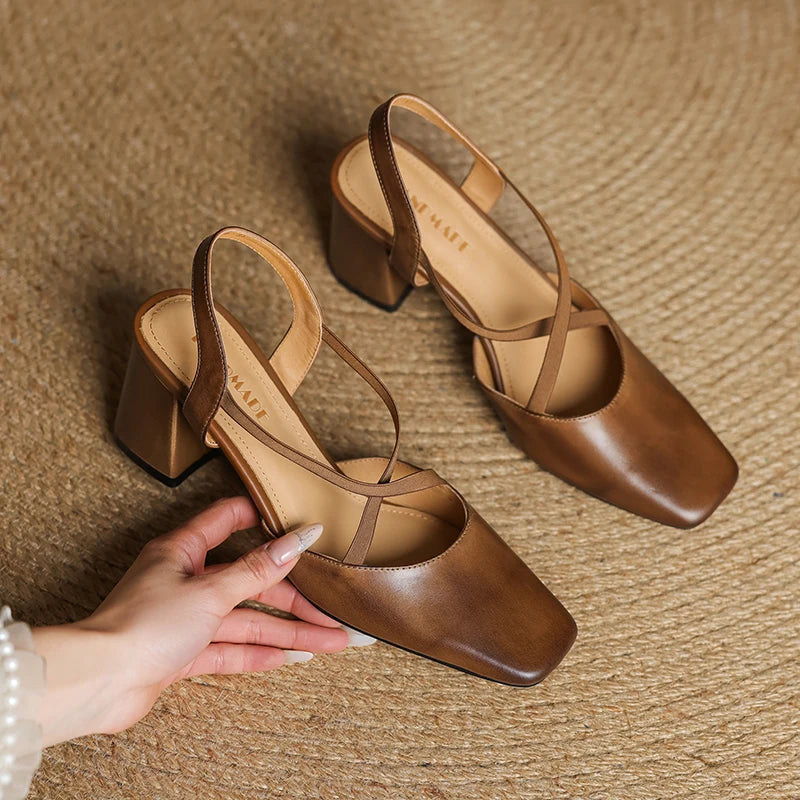 Auden Leather Heels