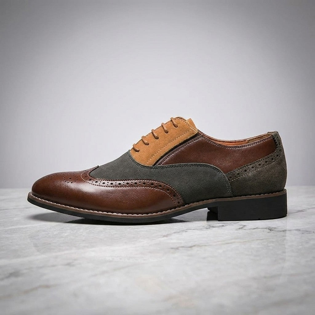 Cuneo Wingtip Oxfords — Brown, ALT_STUDIO