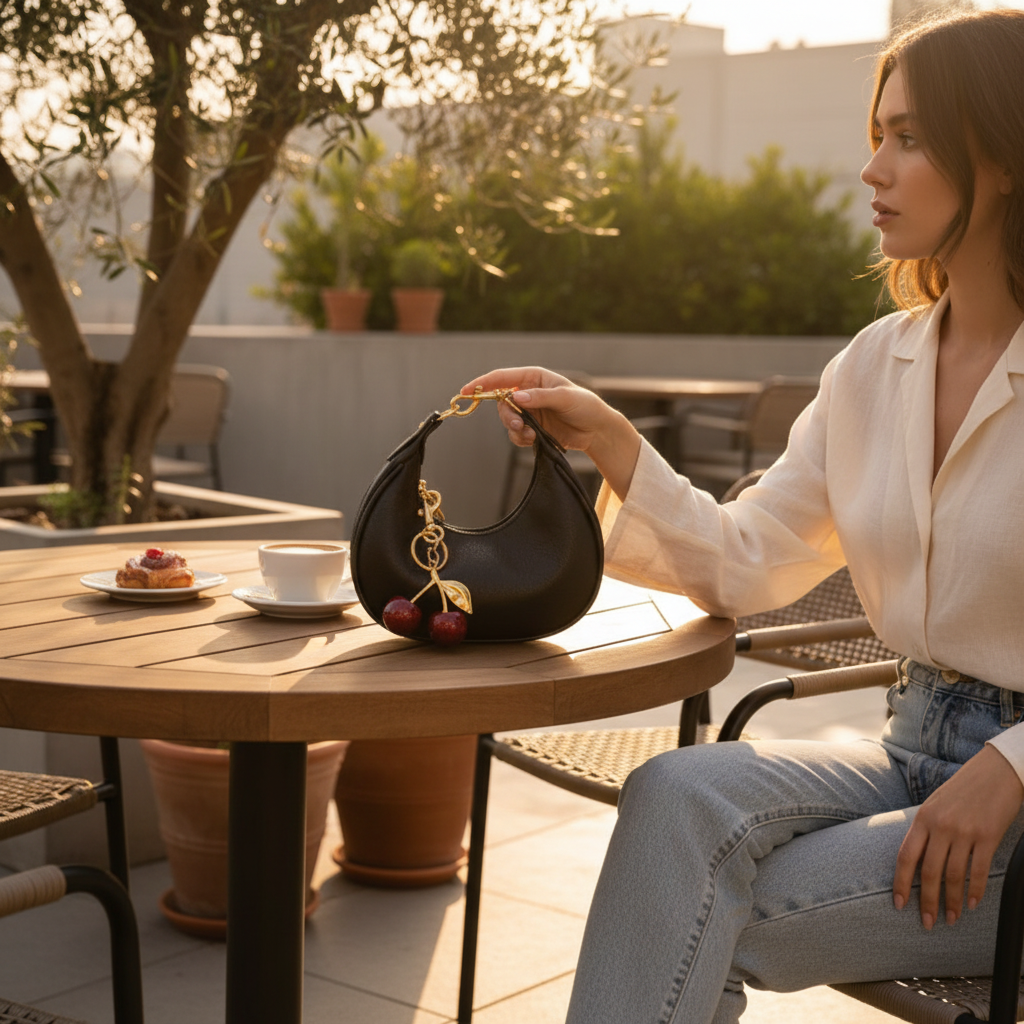 Fiora Cherry Shoulder Bag