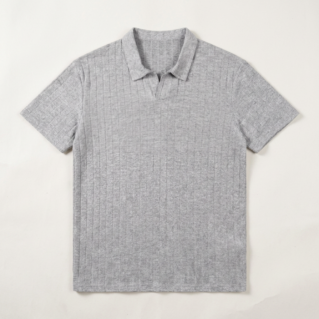 Saint-Tropez Ribbed Knit Polo