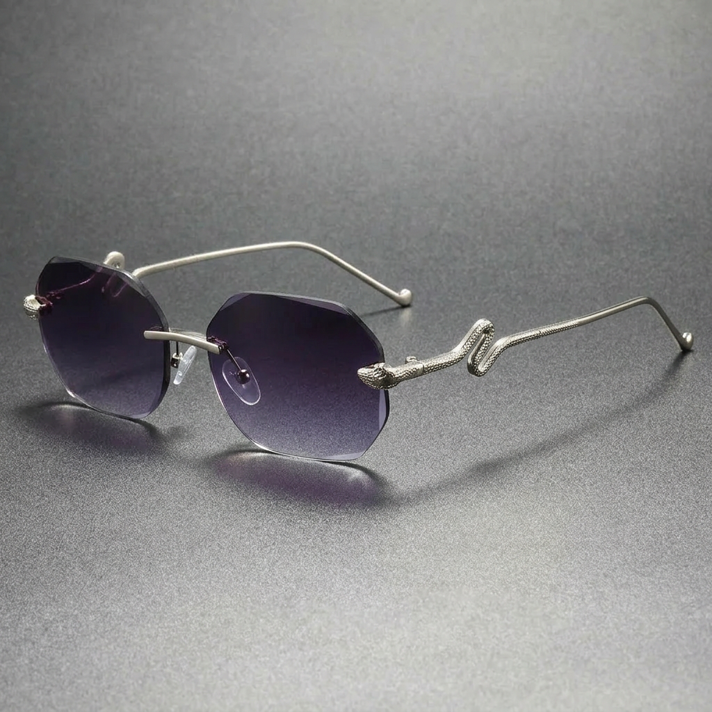 Lerici Snake-Temple Sunglasses