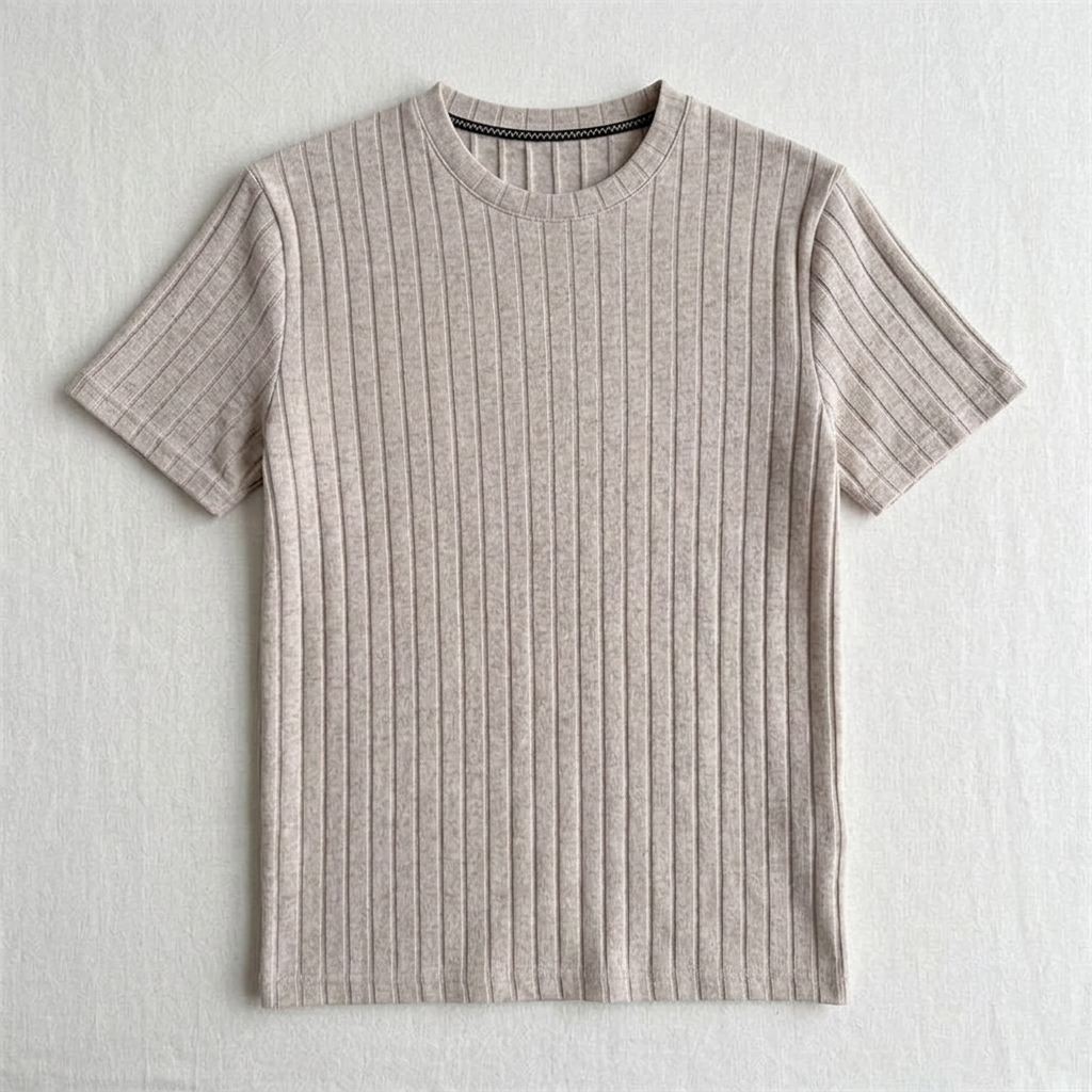 Cassis Ribbed T-Shirt