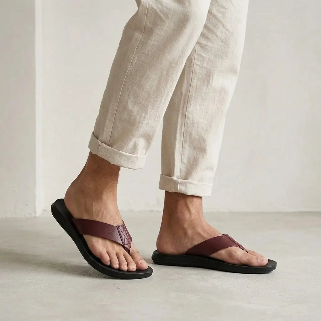 Cefalù Leather Sandals