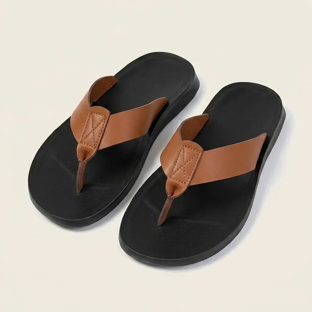 Cefalù Leather Sandals