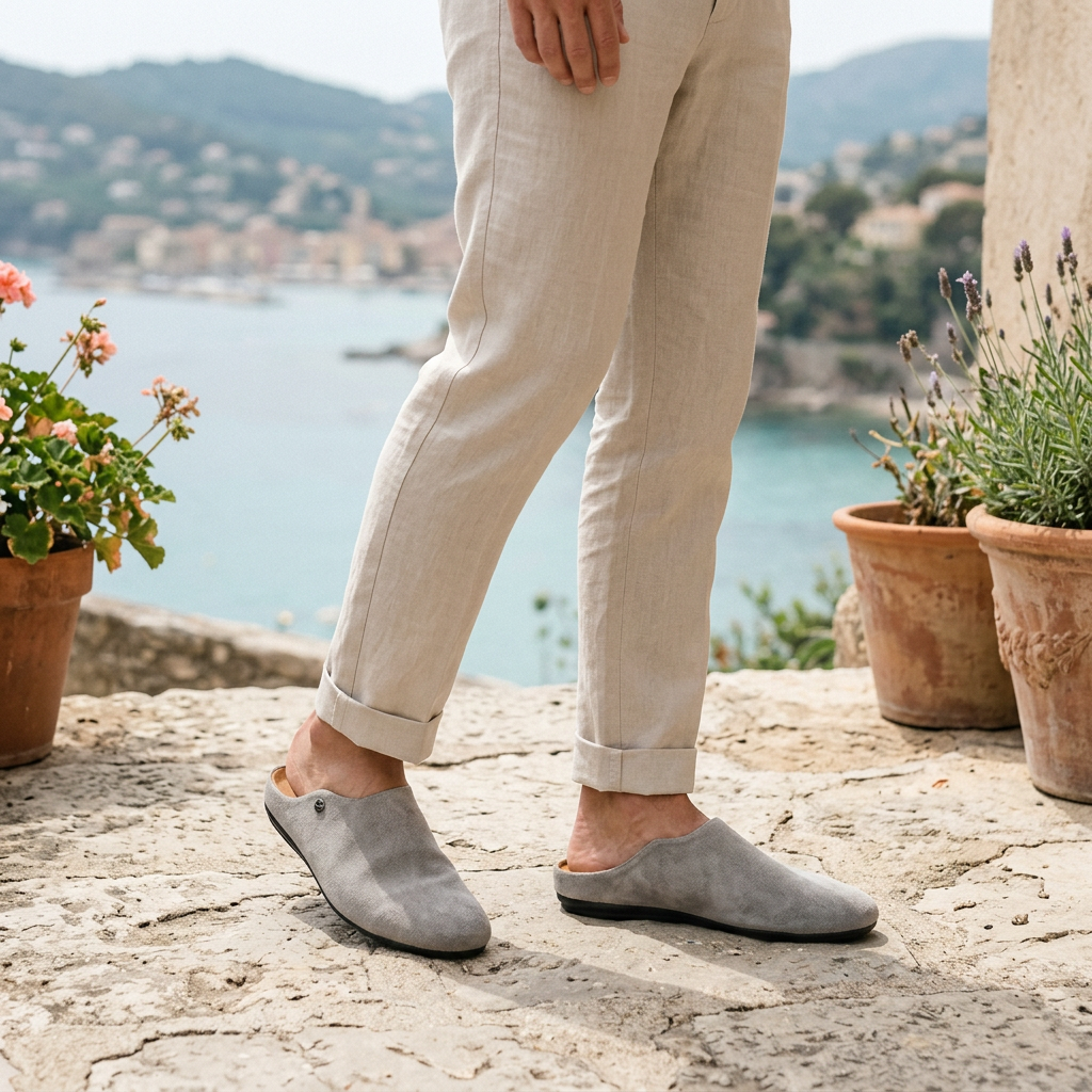 Alassio Suede Mules