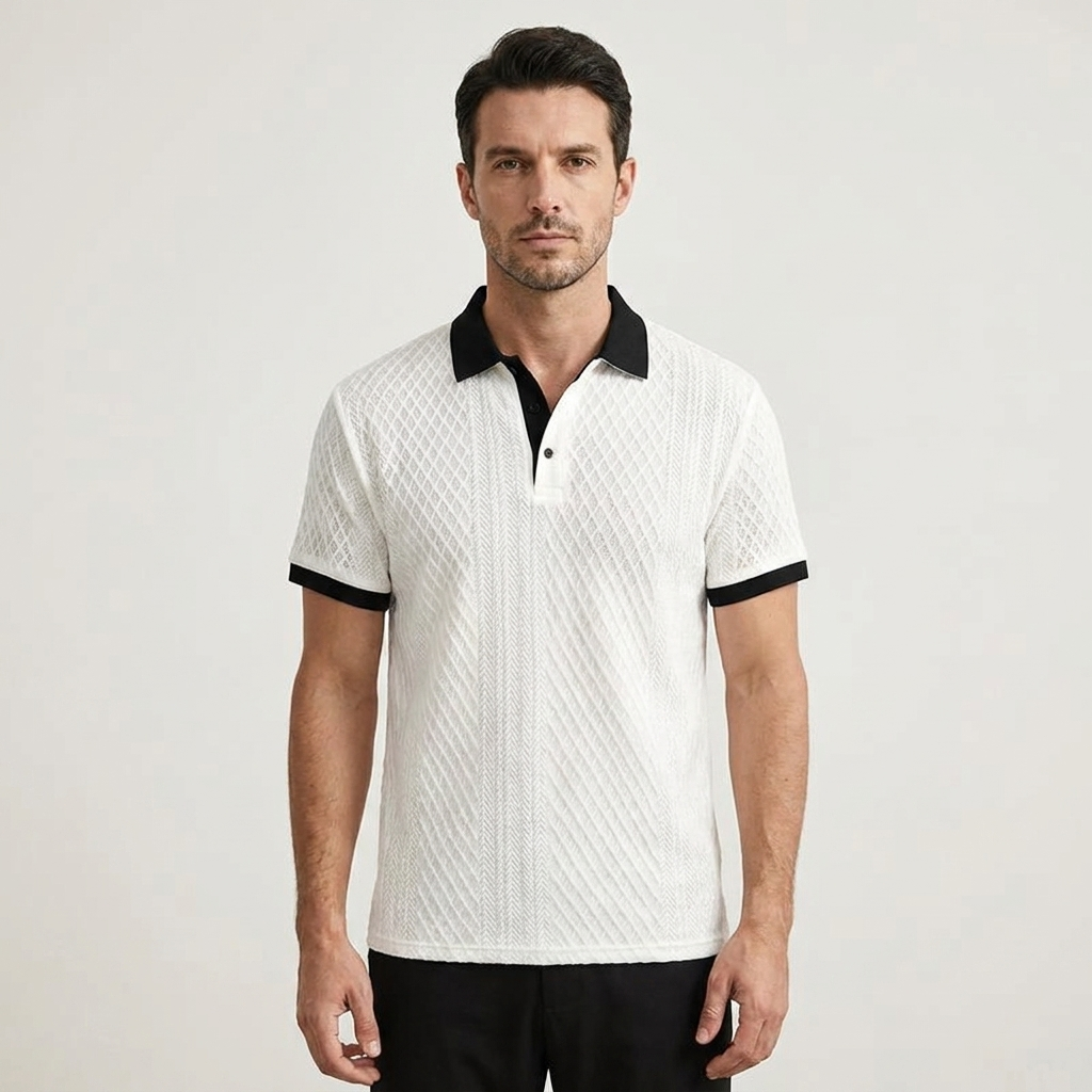 Alghero Jacquard Polo