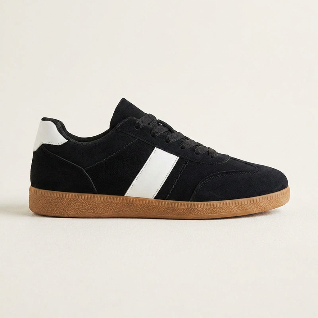 Erice Suede Sneakers — Black