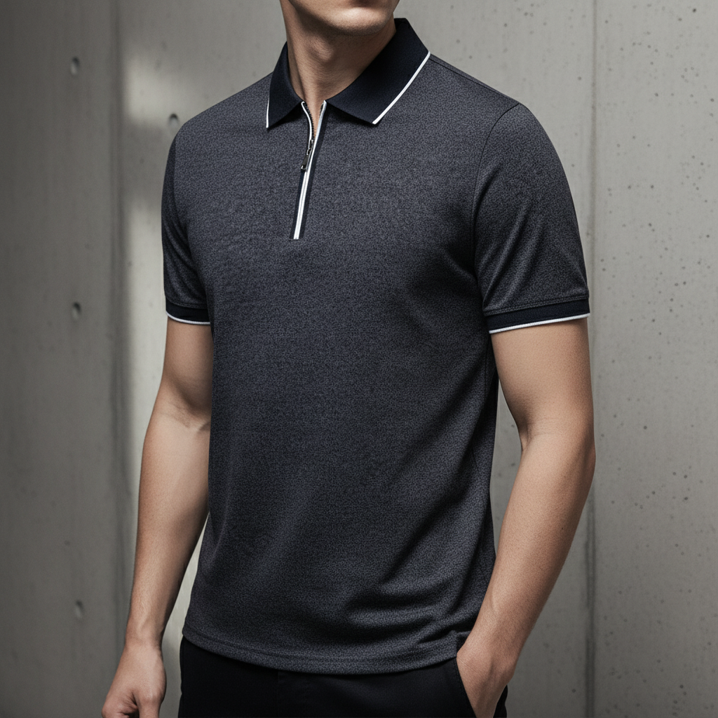 Prescott Zip Polo