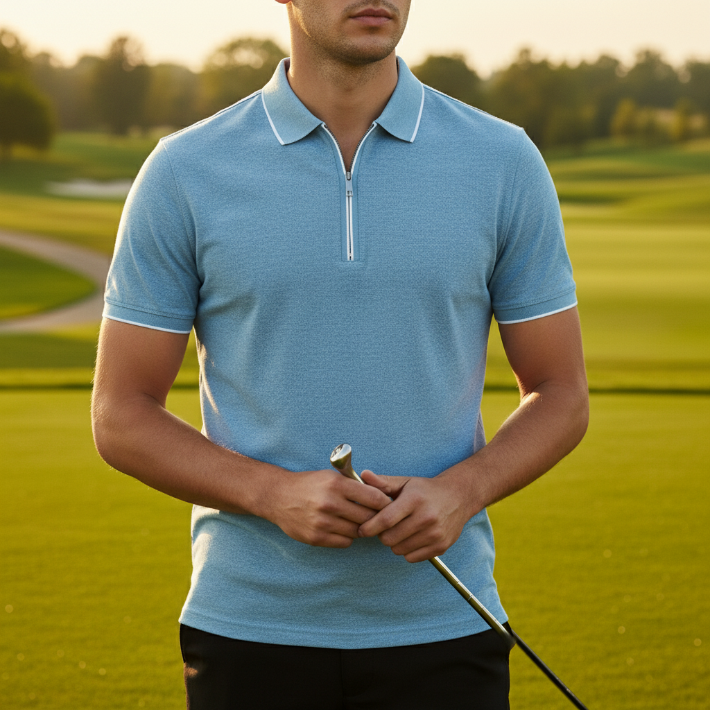 Prescott Zip Polo