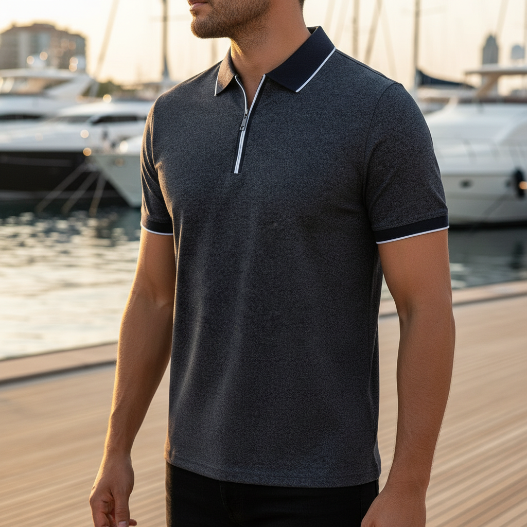 Prescott Zip Polo