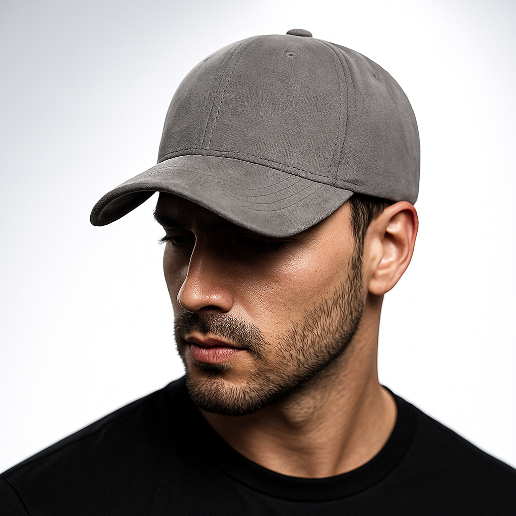 Lennox Suede Baseball Cap