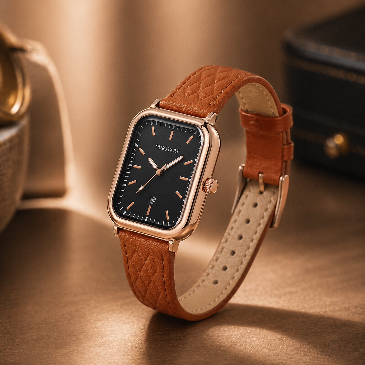 Malina Leather Wristwatch
