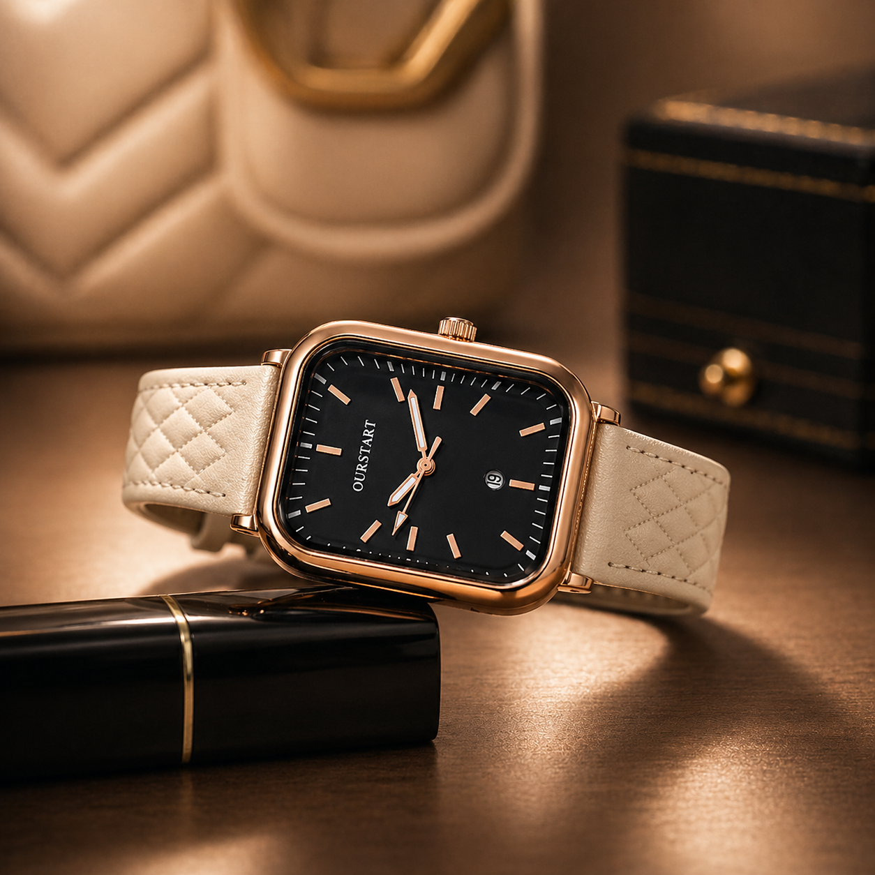 Malina Leather Wristwatch