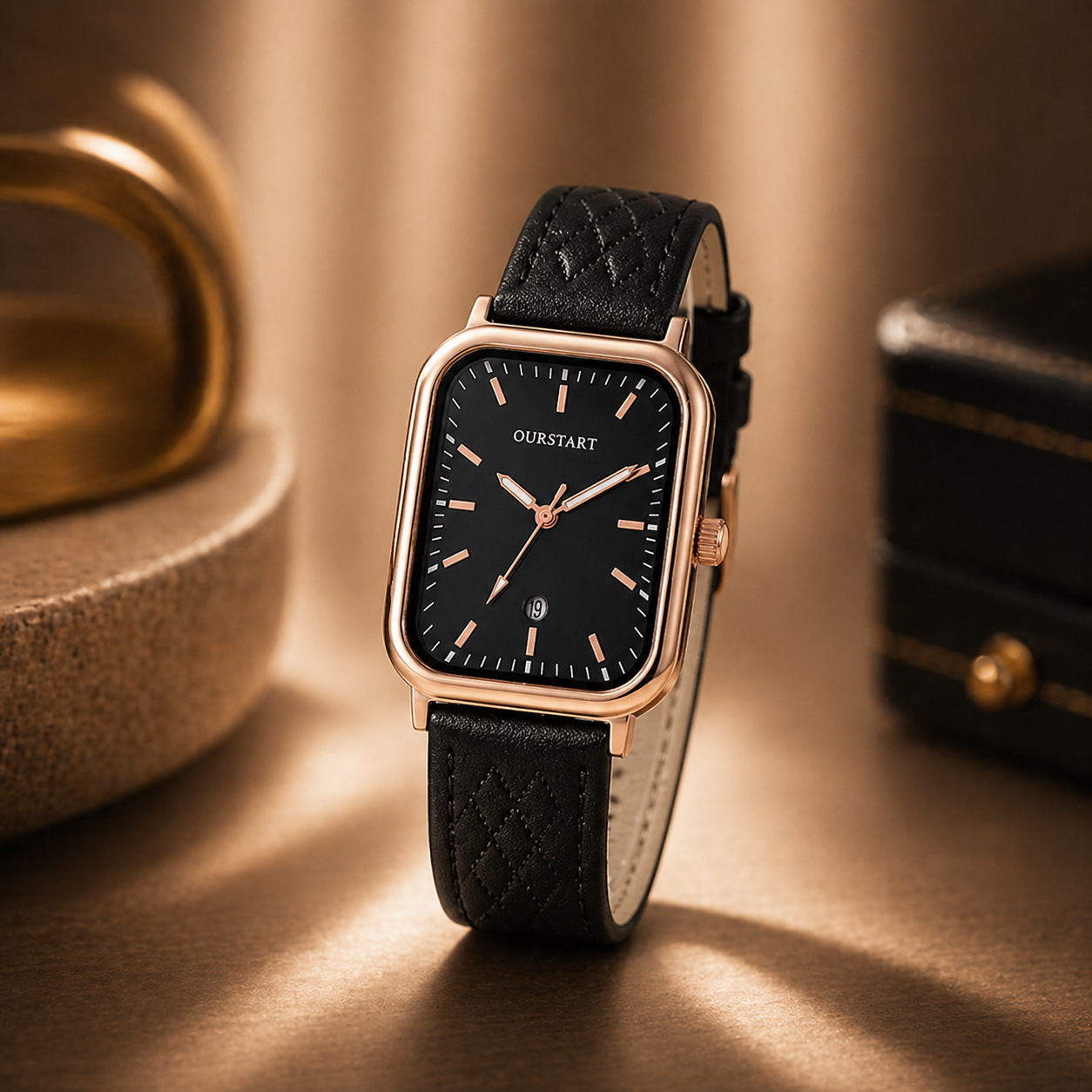 Malina Leather Wristwatch