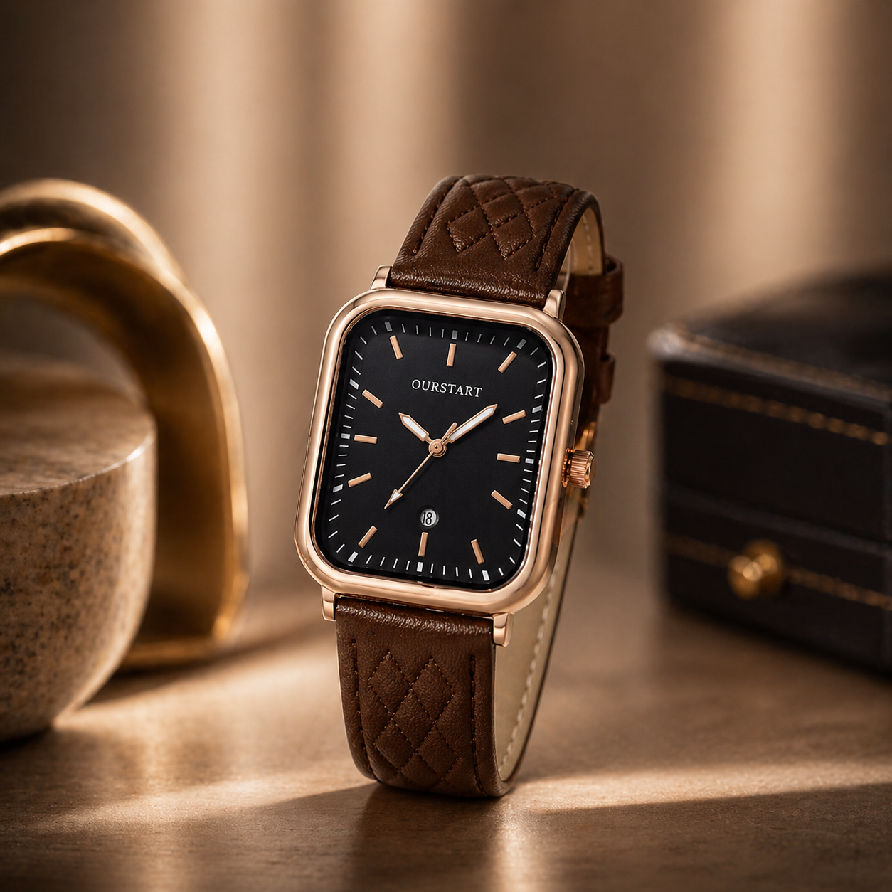 Malina Leather Wristwatch