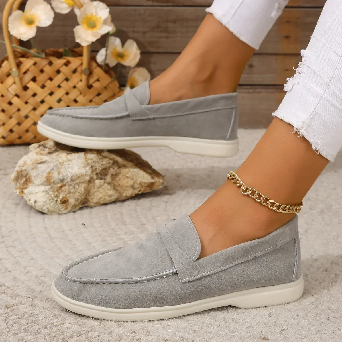 Sienna Suede Loafers