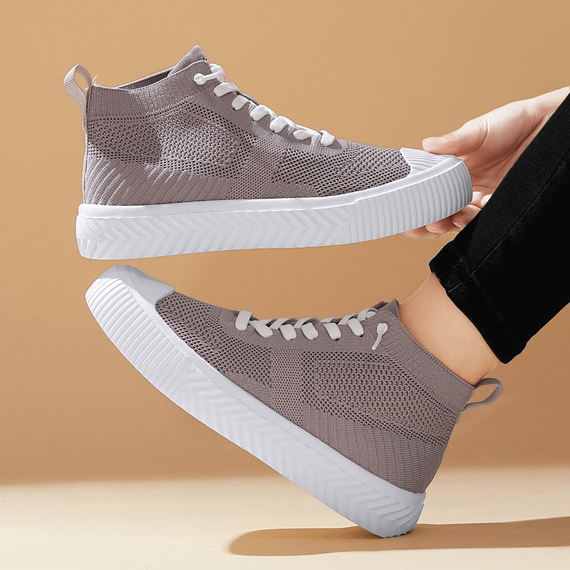 Apex Knit High-Top Sneakers