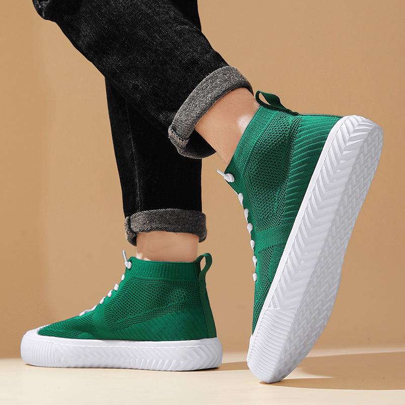 Apex Knit High-Top Sneakers