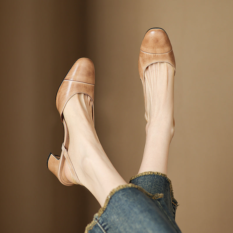 Seraphine Leather Heels
