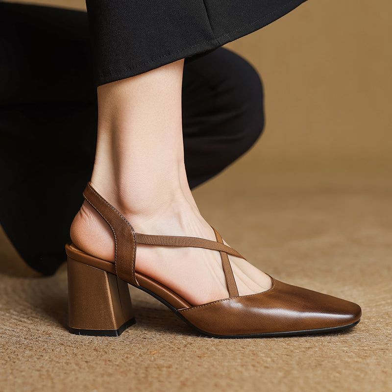 Auden Leather Heels
