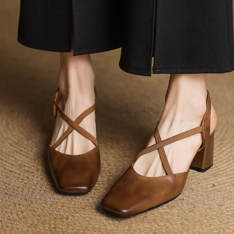 Auden Leather Heels