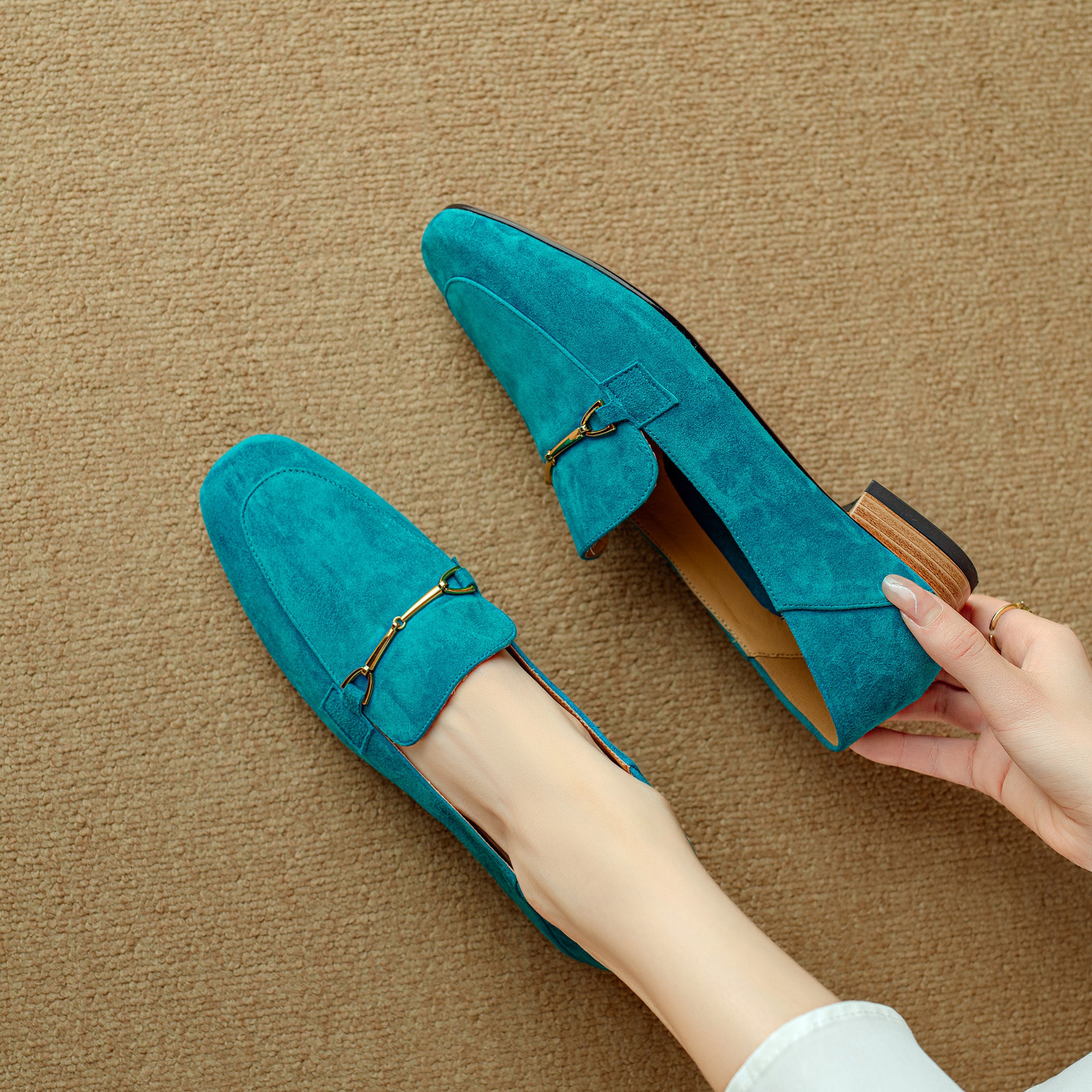 Rosavelle Suede Loafers