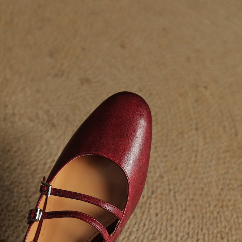 Arianna Leather Flats
