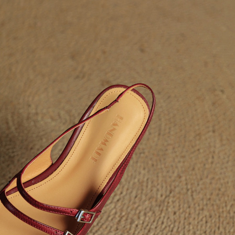 Arianna Leather Flats