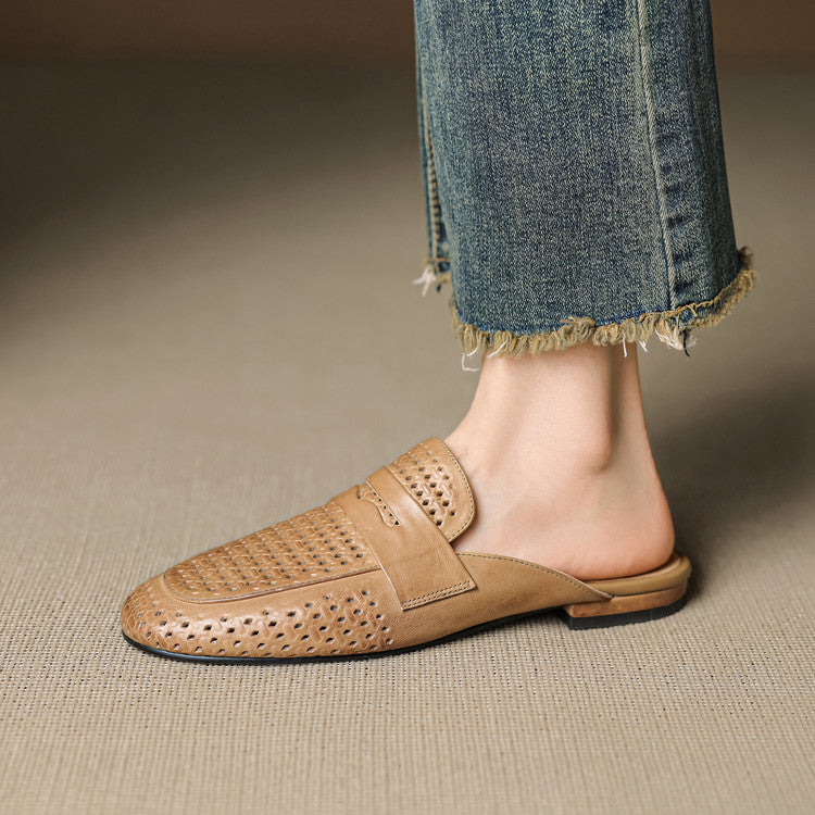 Lipari Leather Mules