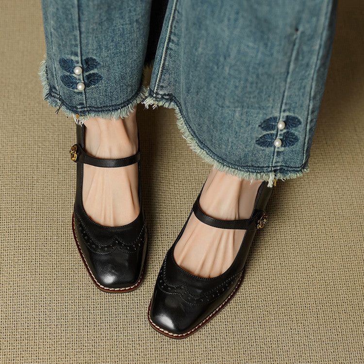 Ferrara Leather Heels