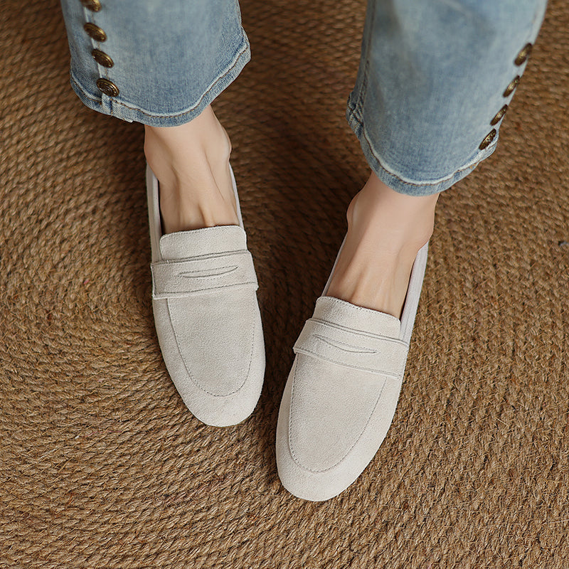 Liora Suede Loafers