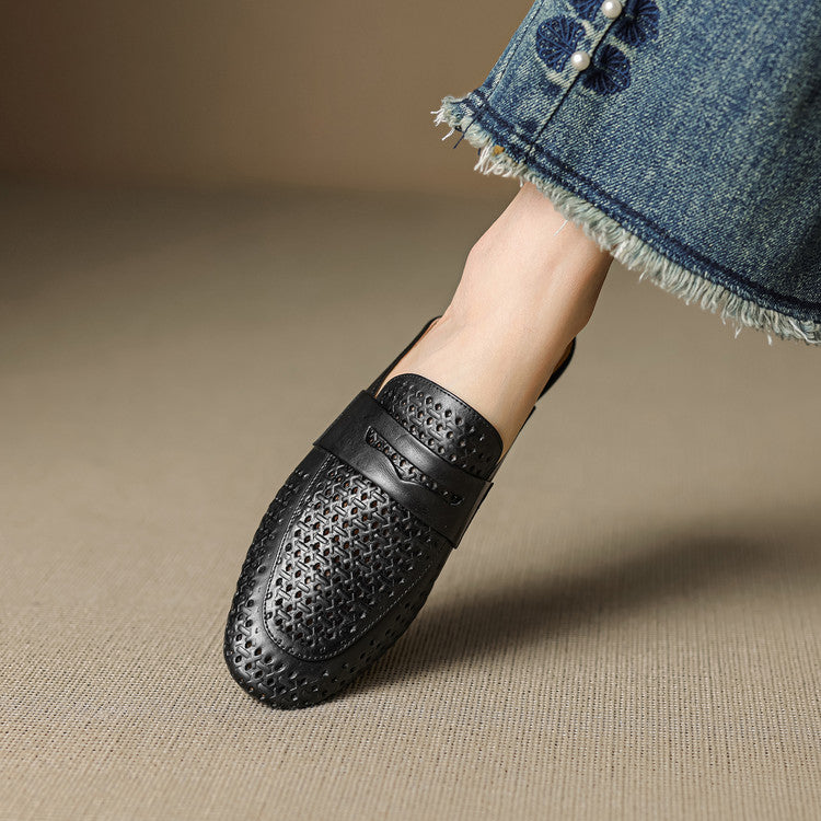 Lipari Leather Mules