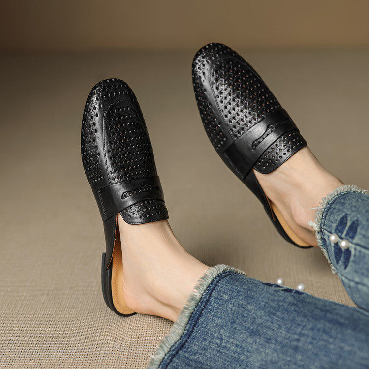 Lipari Leather Mules