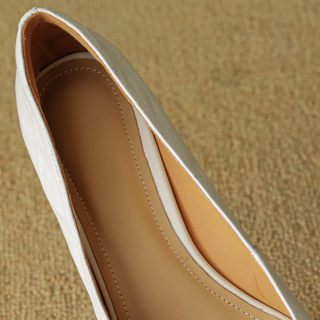 Clara Rose Leather Heels