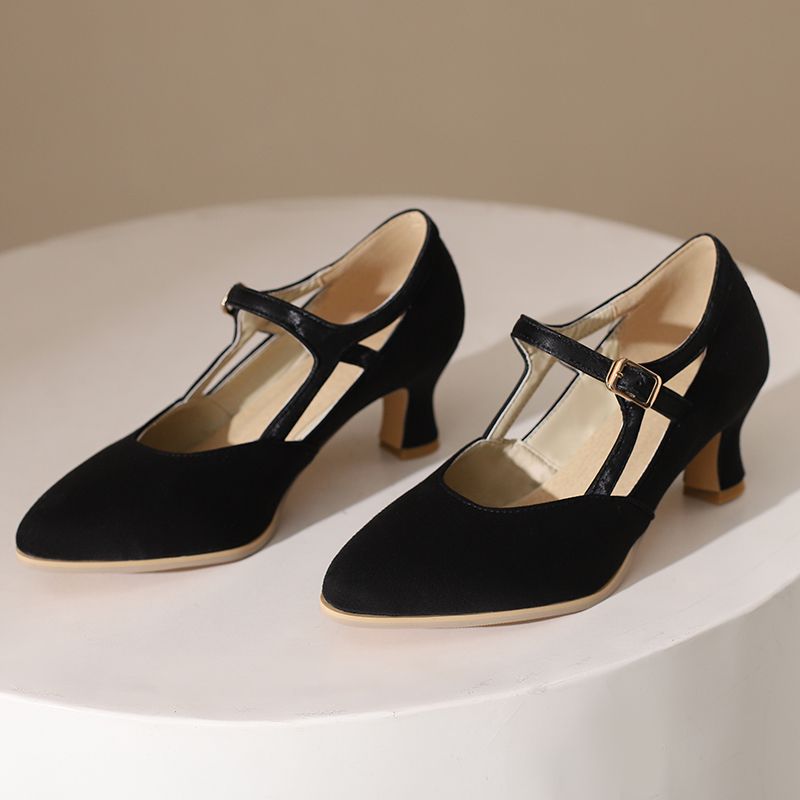 Genevia Suede Heels
