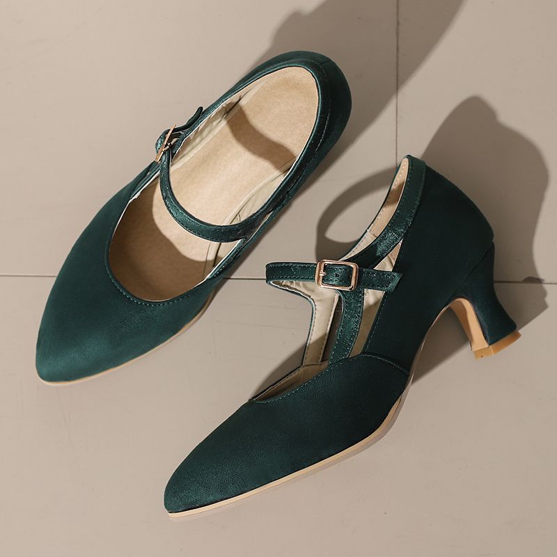 Genevia Suede Heels