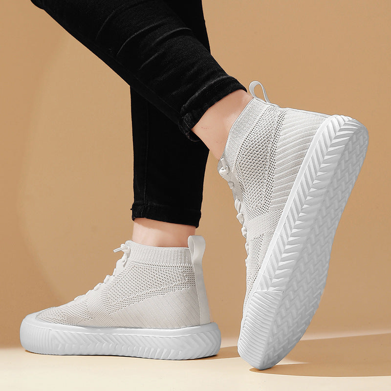 Apex Knit High-Top Sneakers