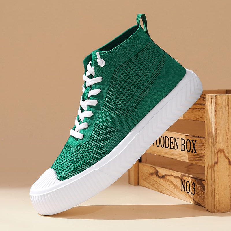 Apex Knit High-Top Sneakers