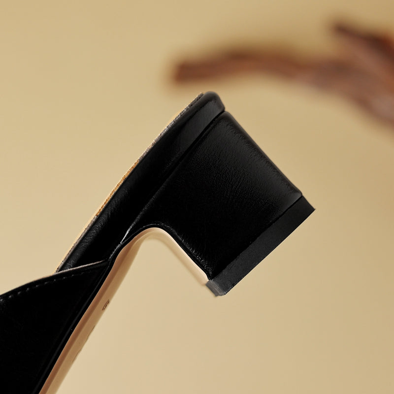 Paloma Leather Mules