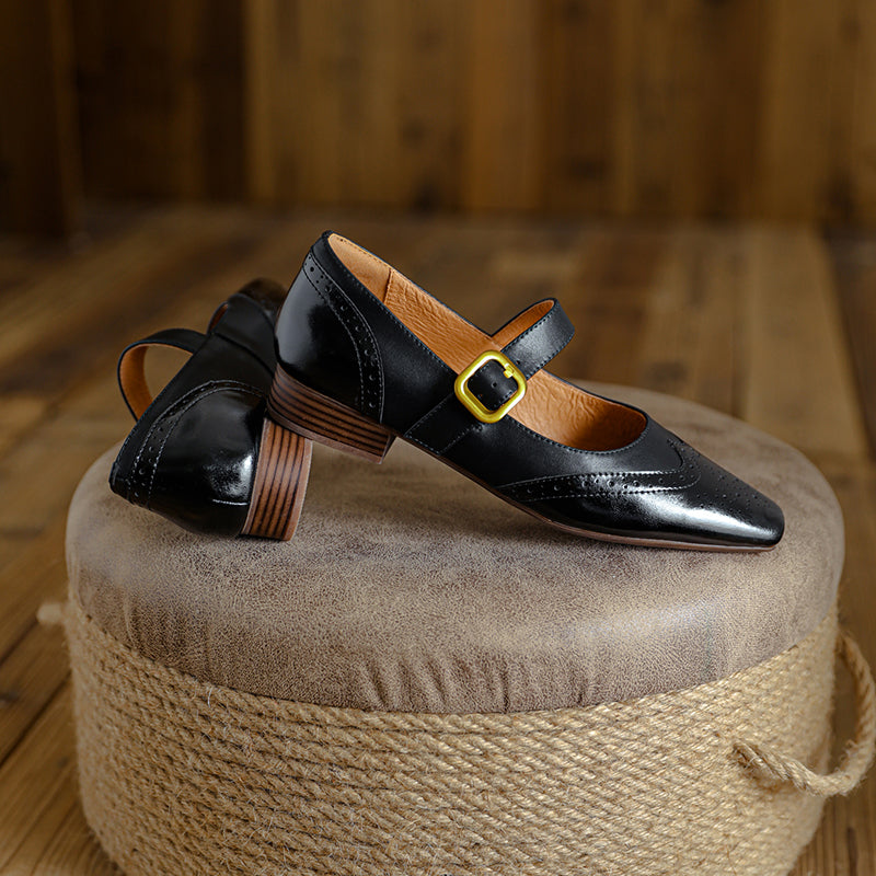 Chloe Genuine Leather Flats