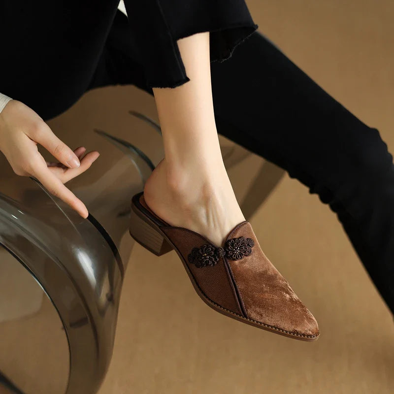 Lillian Suede Heels