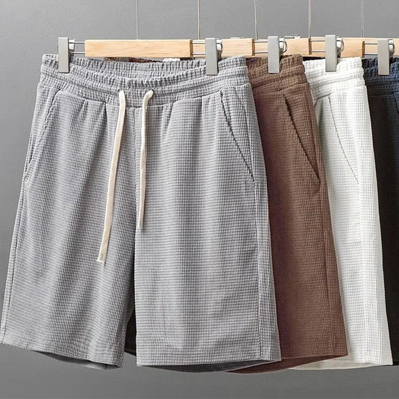 Crest Waffle Knit Shorts