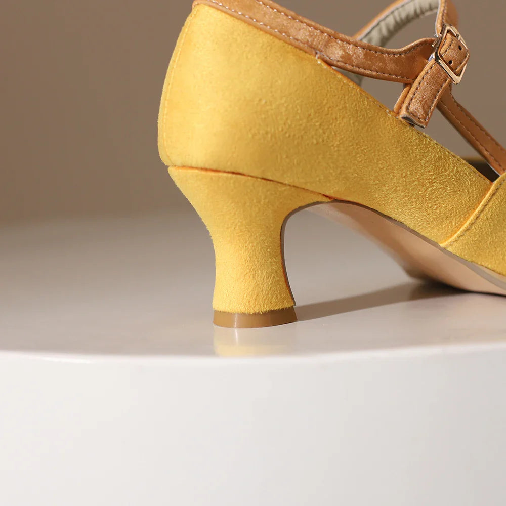 Genevia Suede Heels