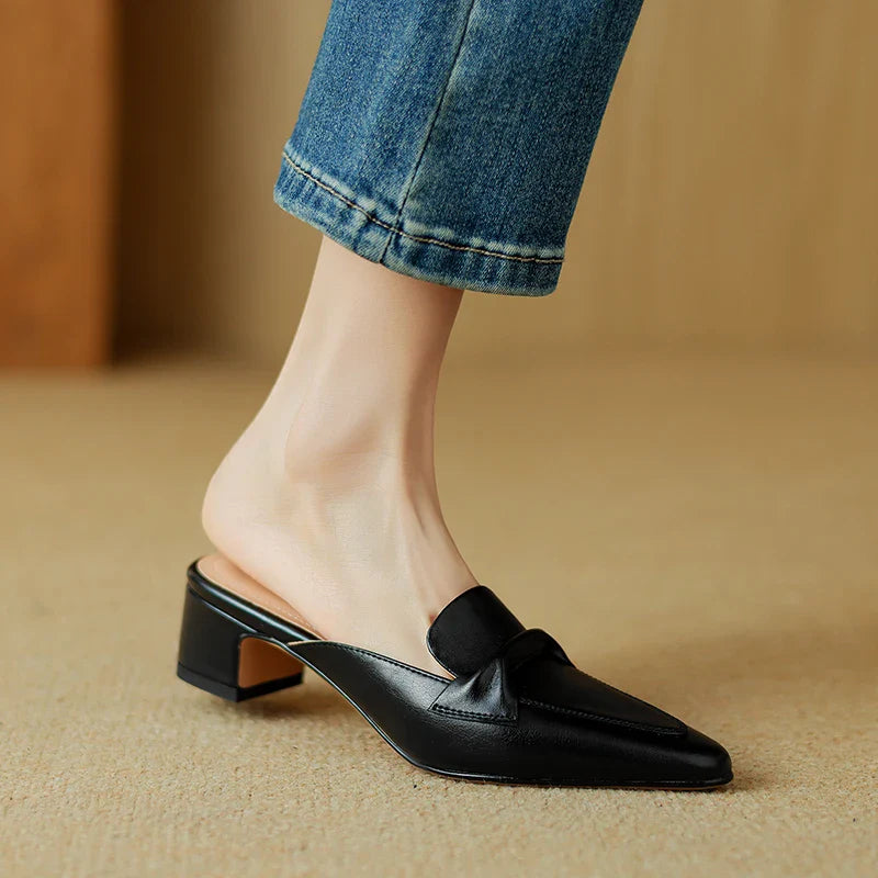 Paloma Leather Mules