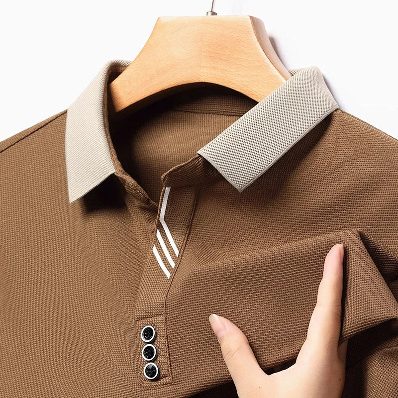 Brighton Long-Sleeve Polo Shirt